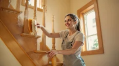 How to Clean a Staircase: Complete Guide for Wood, Carpet & Concrete Stairs
